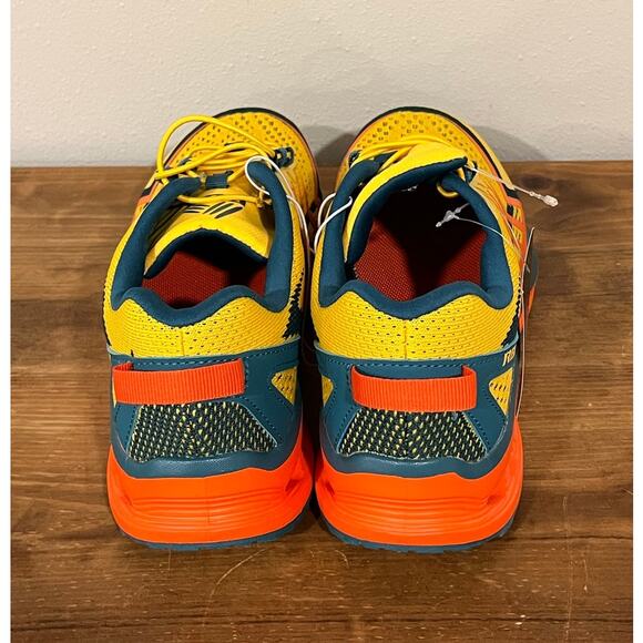 RBX Trail Running Shoes Men’s 8.5 New with Tags Yellow Teal Orange - Picture 5 of 11